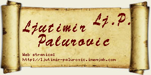 Ljutimir Palurović vizit kartica